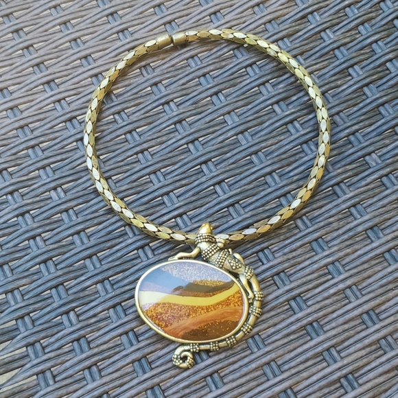 Chicos collar gecko lizard pendant necklace